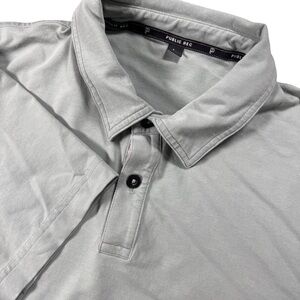 Public Rec Men’s L Go‑To Polo Green Pima Cotton Blend